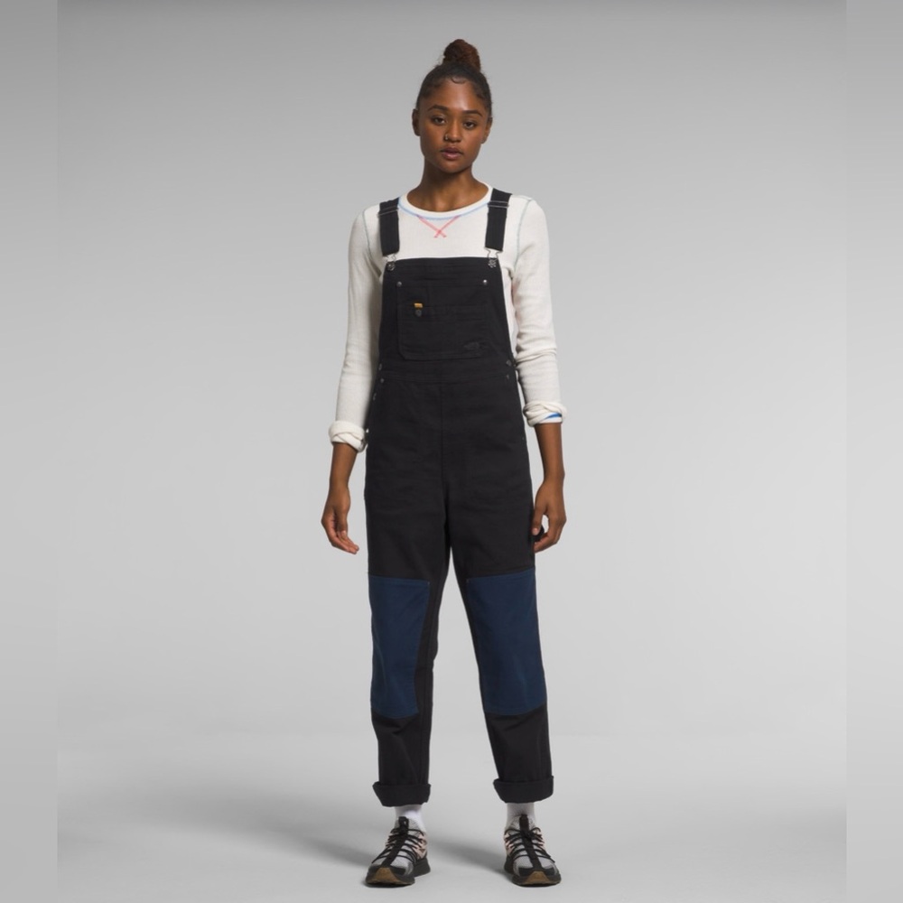 The North Face Women's Black and Blue Jeans Overalls Size :XXL NWT